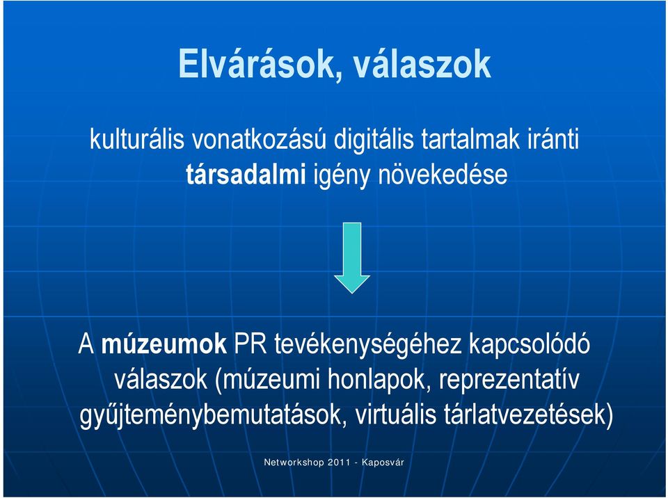 PR tevékenységéhez kapcsolódó válaszok (múzeumi honlapok,