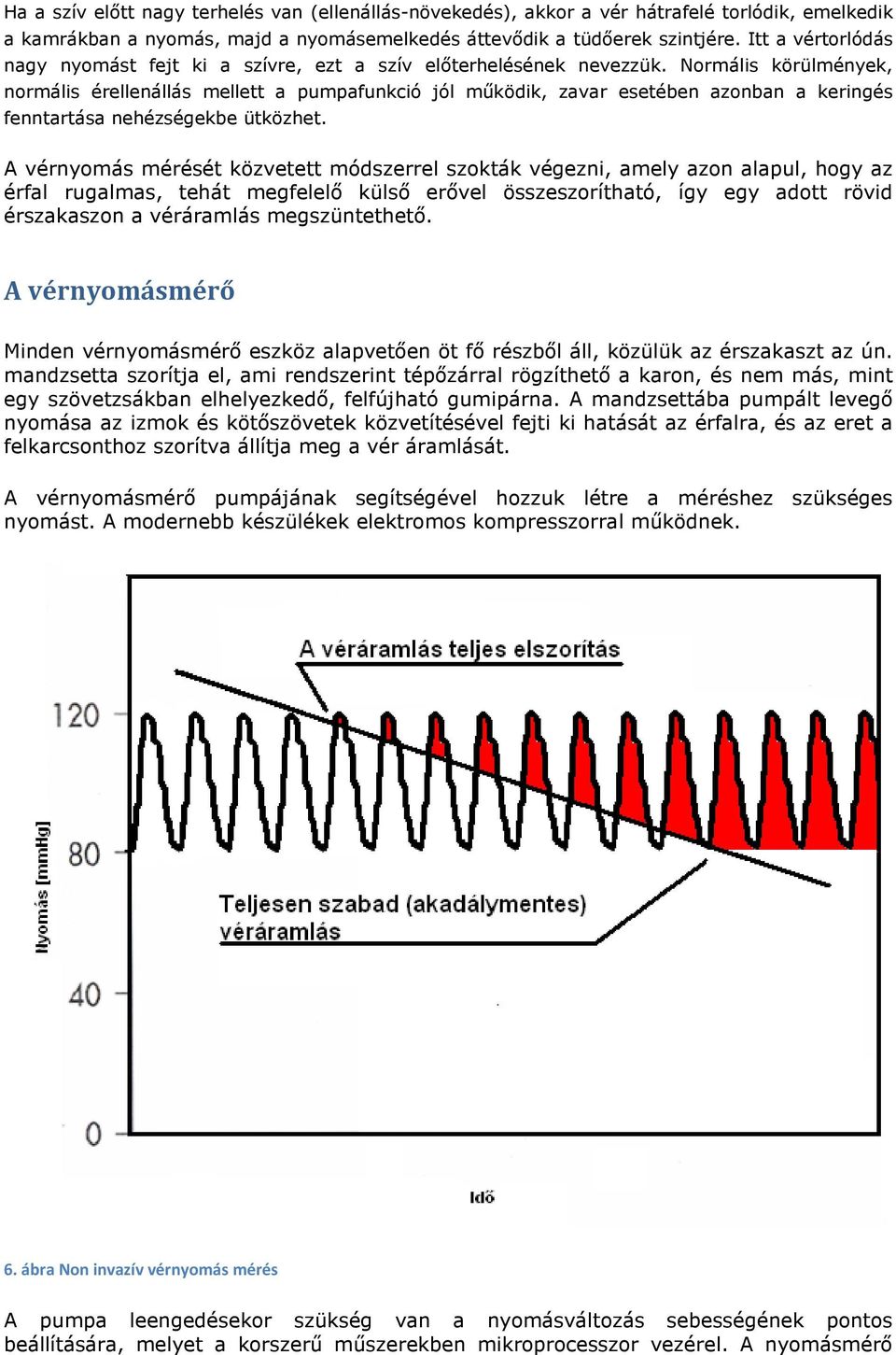 Normális körülmények, normális érellenállás mellett a pumpafunkció jól működik, zavar esetében azonban a keringés fenntartása nehézségekbe ütközhet.