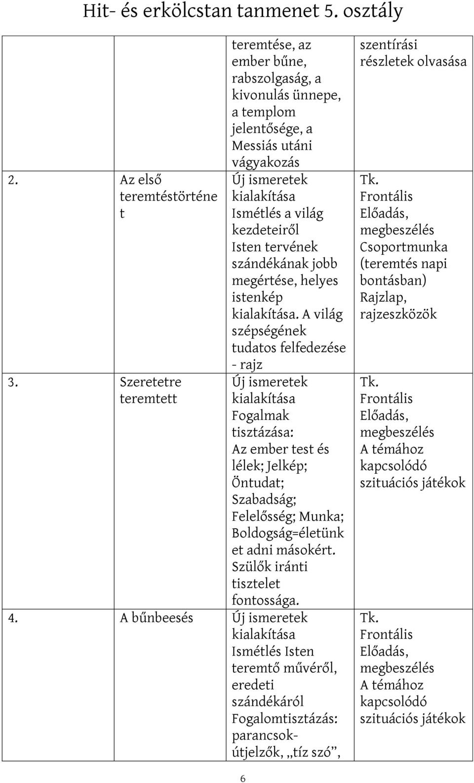 tervének szándékának jobb megértése, helyes istenkép.