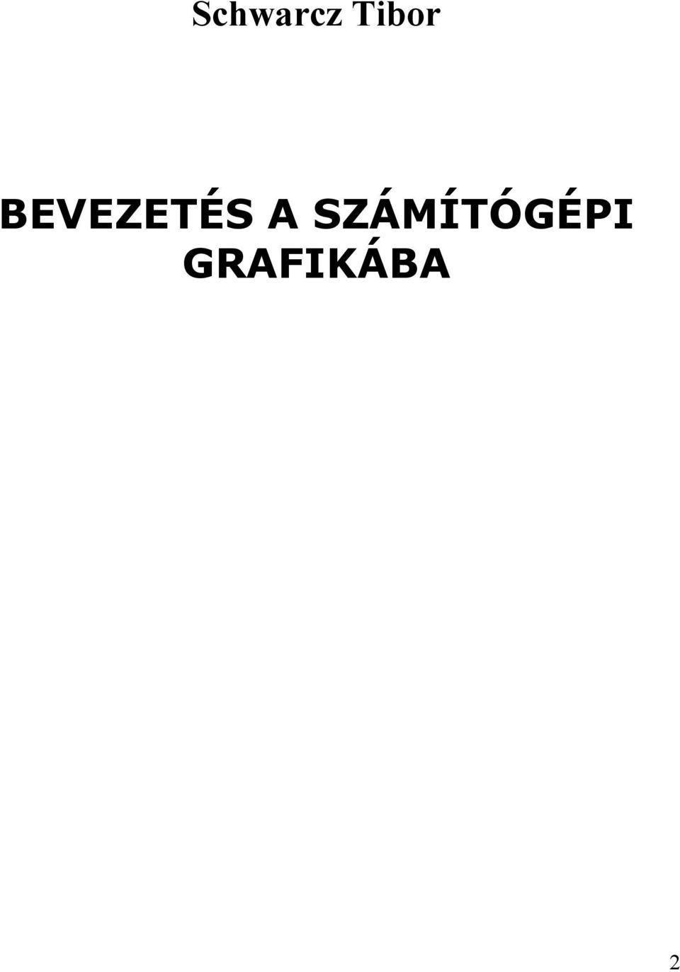 BEVEZETÉS A