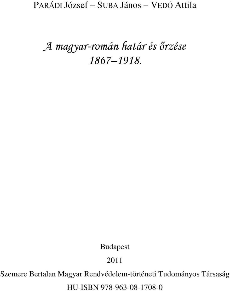 Budapest 2011 Szemere Bertalan Magyar