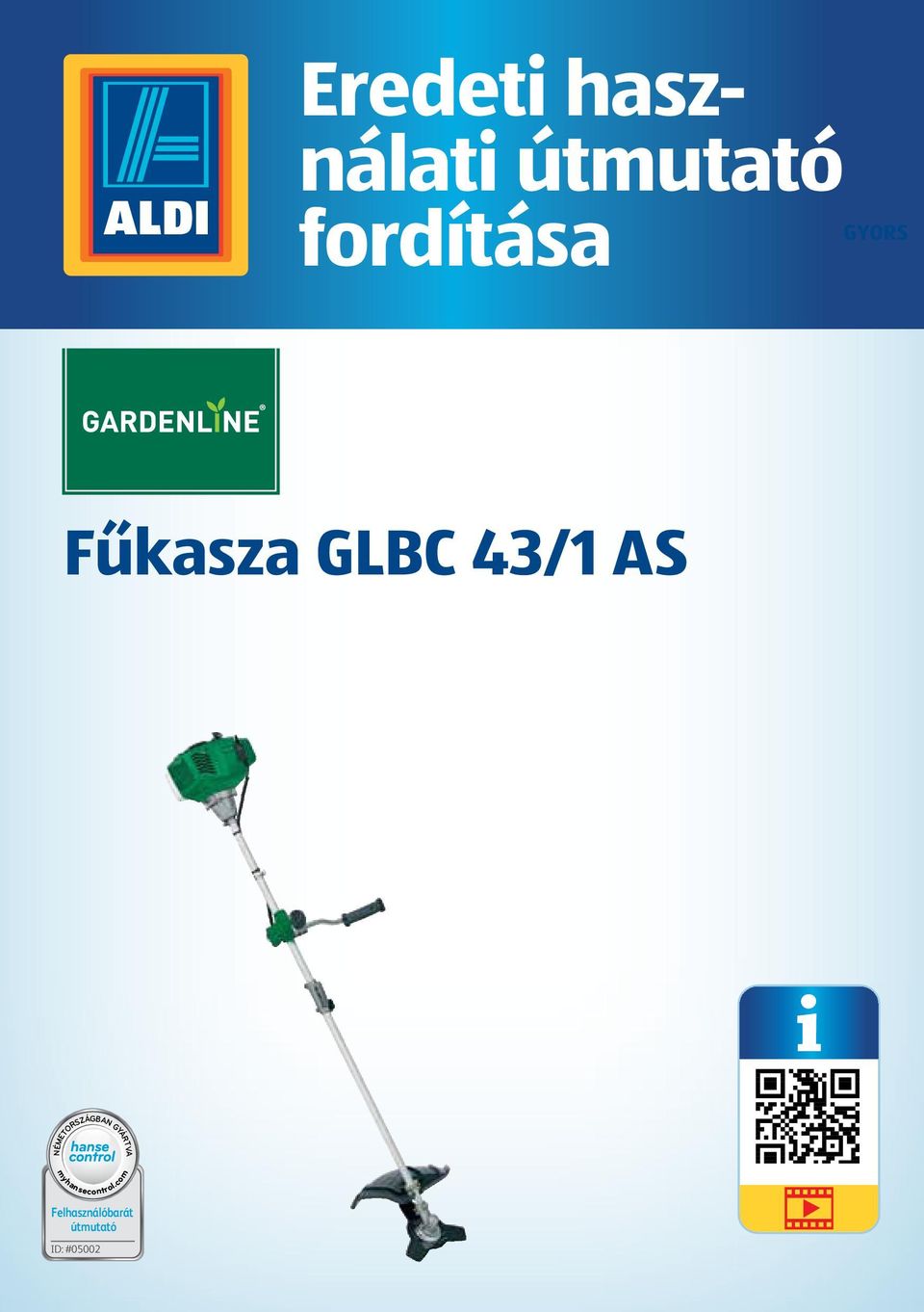 Fűkasza GLBC 43/1 AS myhansecontrol.