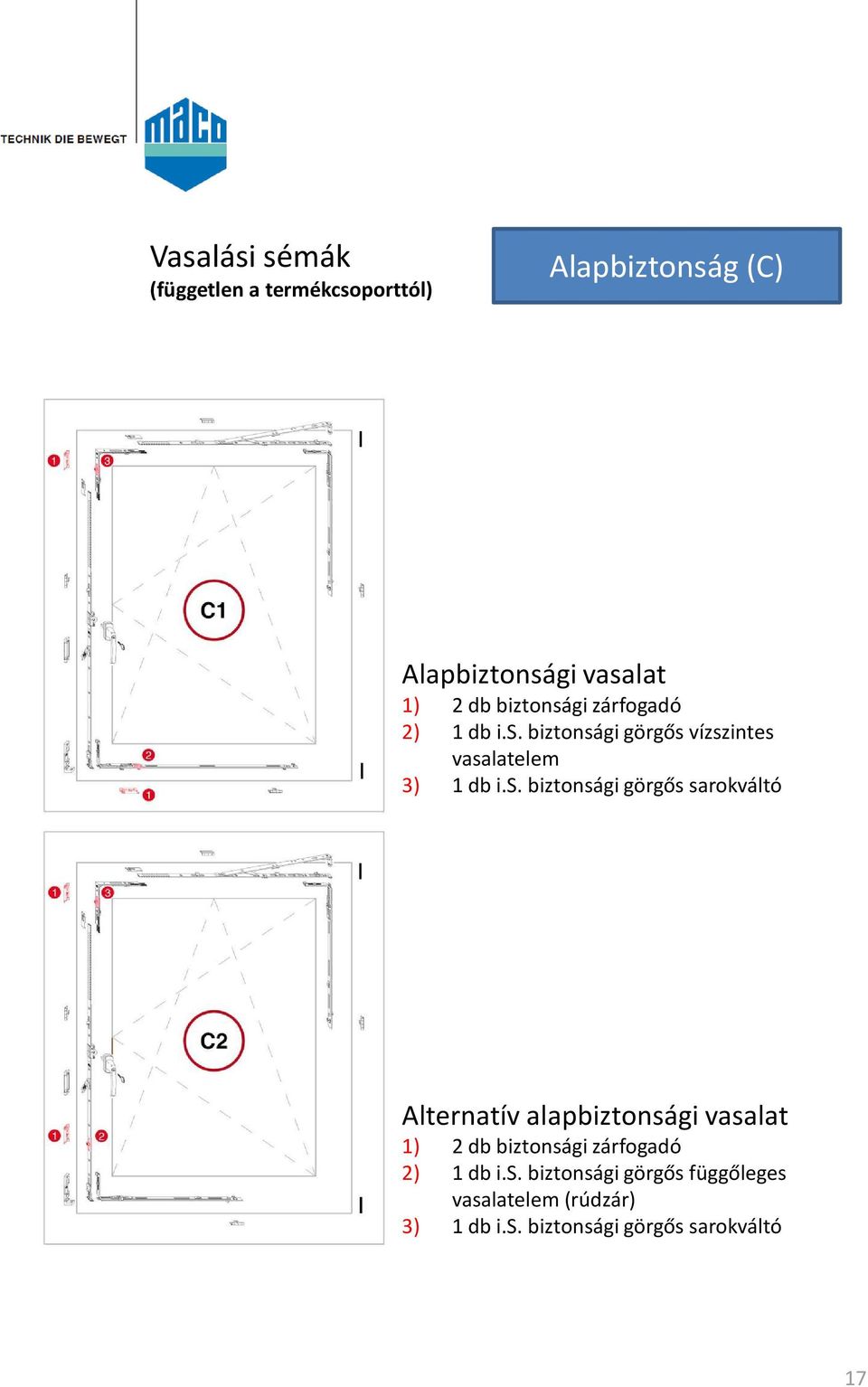 gi zárfogadó 2) 1 db i.s.