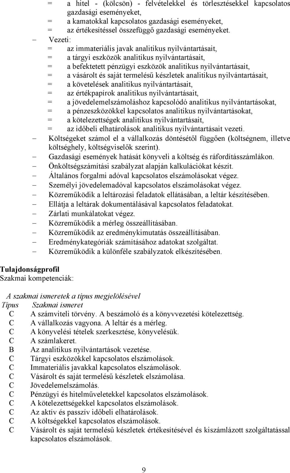 termelésű készletek analitikus nyilvántartásait, = a követelések analitikus nyilvántartásait, = az értékpapírok analitikus nyilvántartásait, = a jövedelemelszámoláshoz kapcsolódó analitikus