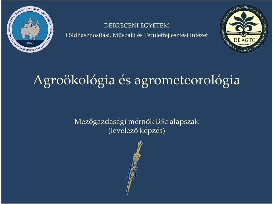 Agroökológia és agrometeorológia