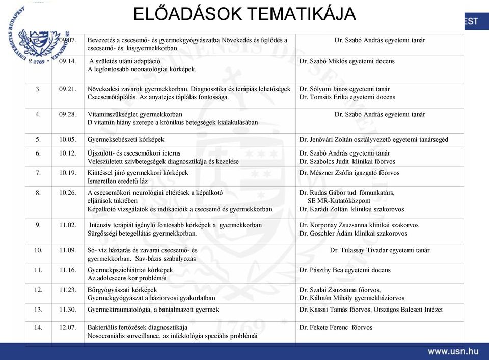 Diagnosztika és terápiás lehetőségek Csecsemőtáplálás. Az anyatejes táplálás fontossága. 4. 09.28. Vitaminszükséglet gyermekkorban D vitamin hiány szerepe a krónikus betegségek kialakulásában Dr.