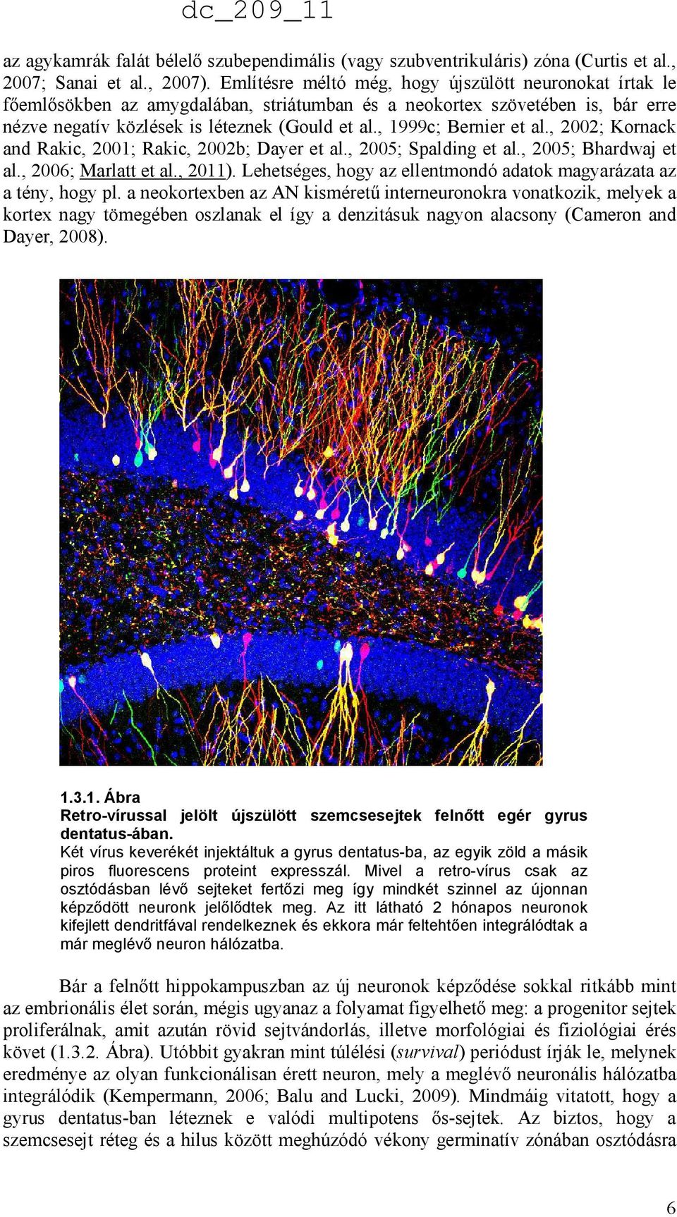 , 1999c; Bernier et al., 2002; Kornack and Rakic, 2001; Rakic, 2002b; Dayer et al., 2005; Spalding et al., 2005; Bhardwaj et al., 2006; Marlatt et al., 2011).