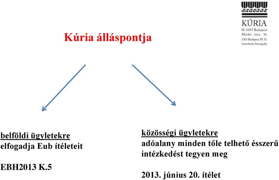 5 közösségi ügyletekre adóalany minden tőle