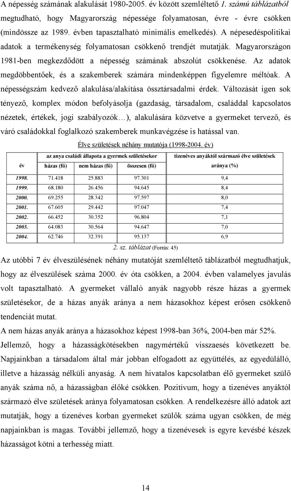 Magyarországon 1981-ben megkezdődött a népesség számának abszolút csökkenése. Az adatok megdöbbentőek, és a szakemberek számára mindenképpen figyelemre méltóak.