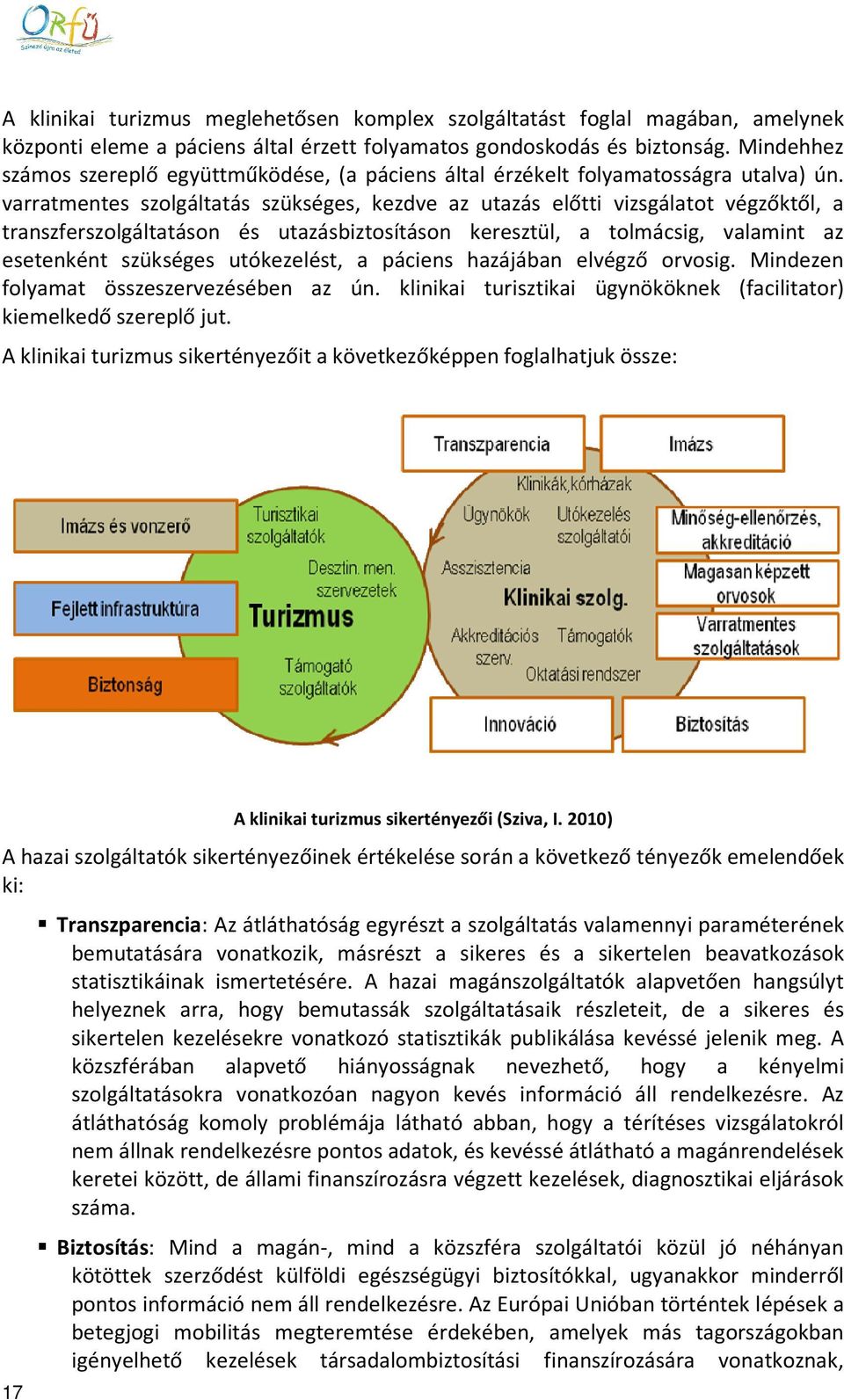 varratmentes szolgáltatás szükséges, kezdve az utazás előtti vizsgálatot végzőktől, a transzferszolgáltatáson és utazásbiztosításon keresztül, a tolmácsig, valamint az esetenként szükséges
