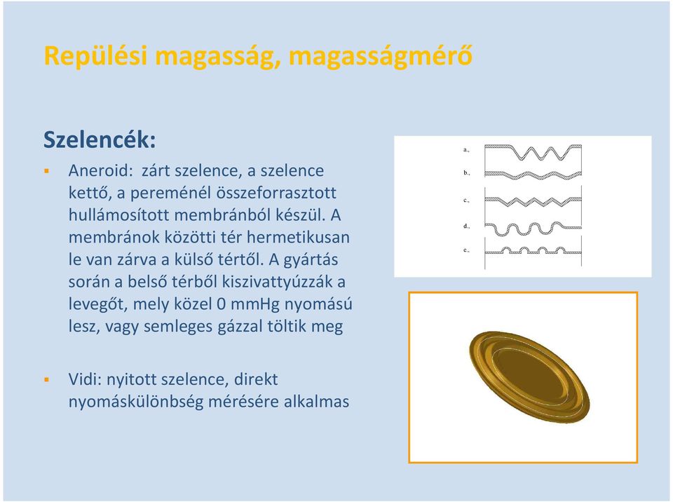 A membránok közötti tér hermetikusan le van zárva a küls tért l.