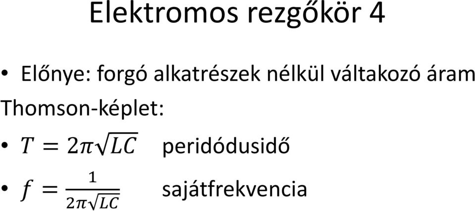 nélkül váltakozó áram