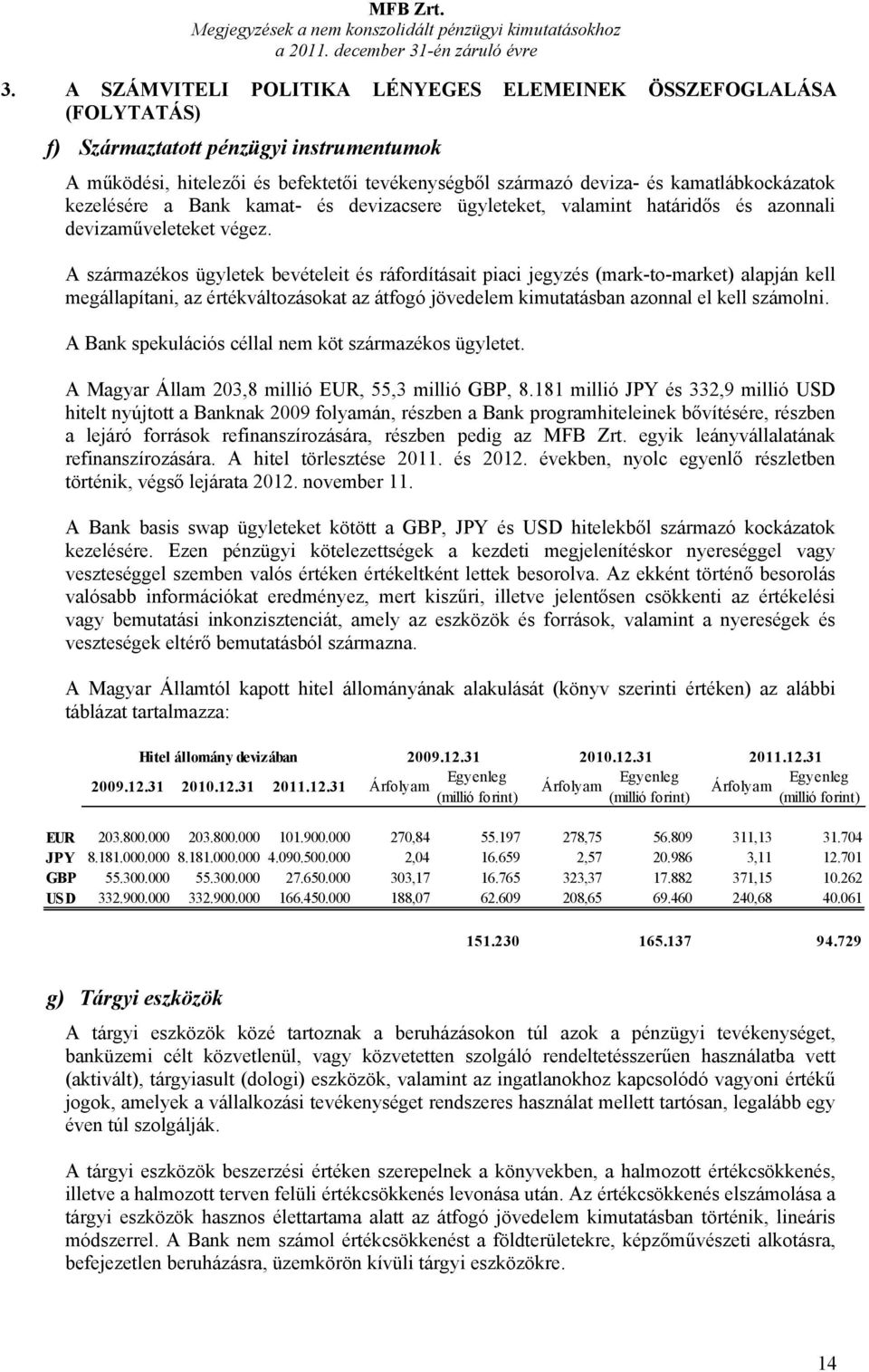 kezelésére a Bank kamat- és devizacsere ügyleteket, valamint határidős és azonnali devizaműveleteket végez.