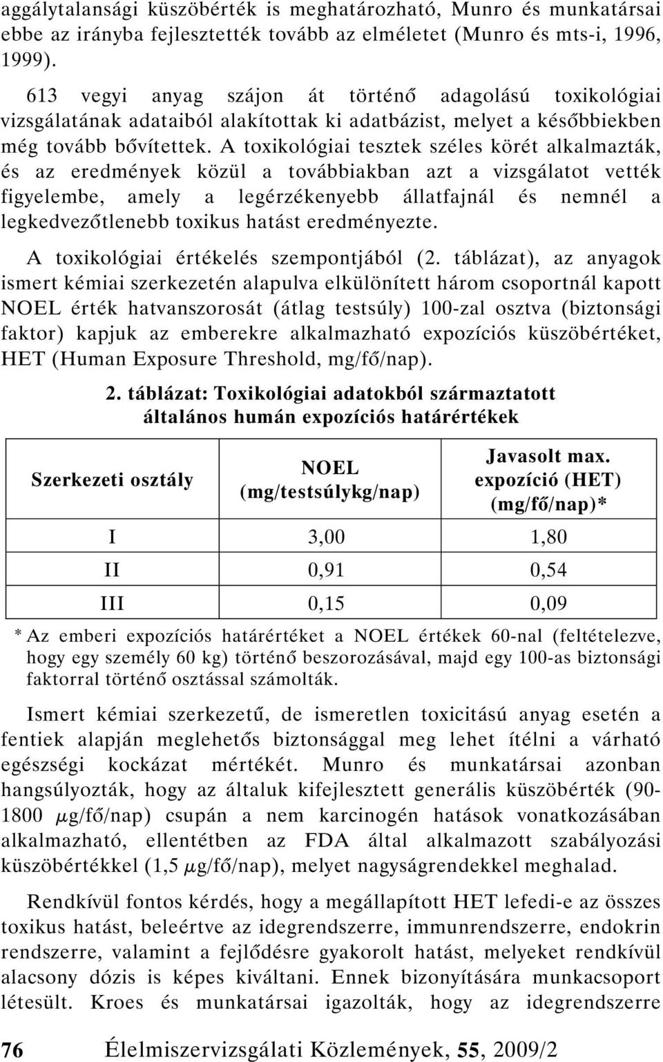 A toxikológiai tesztek széles körét alkalmazták, és az eredmények közül a továbbiakban azt a vizsgálatot vették figyelembe, amely a legérzékenyebb állatfajnál és nemnél a legkedvez tlenebb toxikus