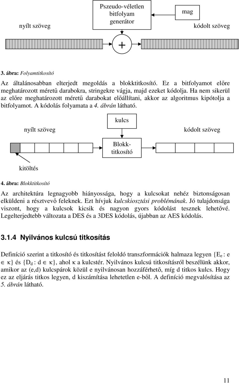 Ha nem sikerül az elre meghatározott méret darabokat elállítani, akkor az algoritmus kipótolja a bitfolyamot. A kódolás folyamata a 4. ábrán látható.