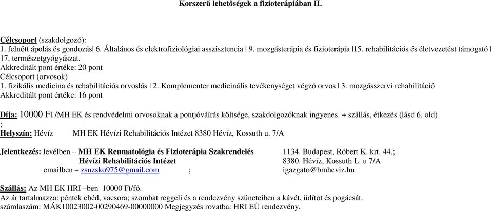 Komplementer medicinális tevékenységet végző orvos 3.