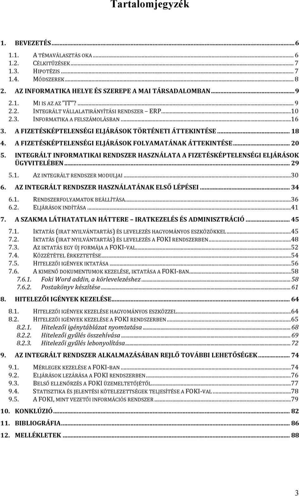 A FIZETÉSKÉPTELENSÉGI ELJÁRÁSOK FOLYAMATÁNAK ÁTTEKINTÉSE... 20 5. INTEGRÁLT INFORMATIKAI RENDSZER HASZNÁLATA A FIZETÉSKÉPTELENSÉGI ELJÁRÁSOK ÜGYVITELÉBEN... 29 5.1. AZ INTEGRÁLT RENDSZER MODULJAI.