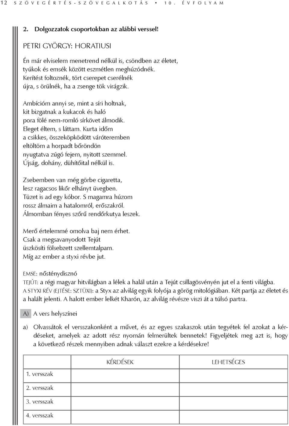 Kerítést foltoznék, tört cserepet cserélnék újra, s örülnék, ha a zsenge tök virágzik. Ambícióm annyi se, mint a síri holtnak, kit bizgatnak a kukacok és haló pora fölé nem-romló sírkövet álmodik.