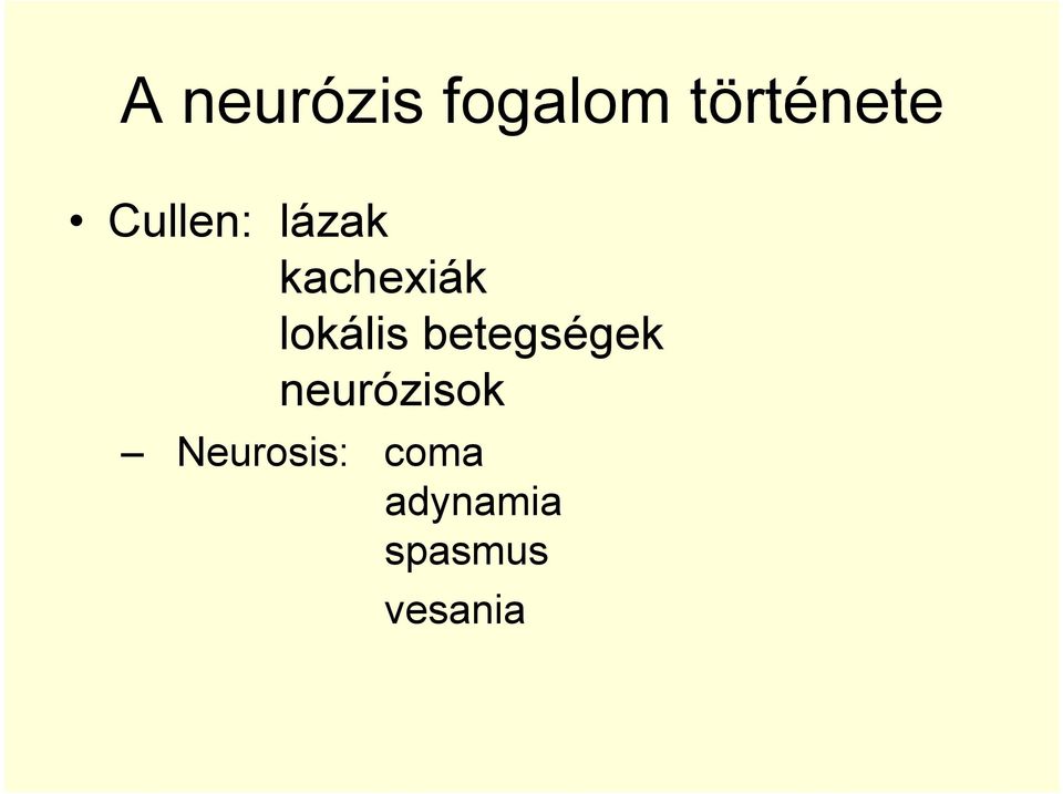 lokális betegségek neurózisok