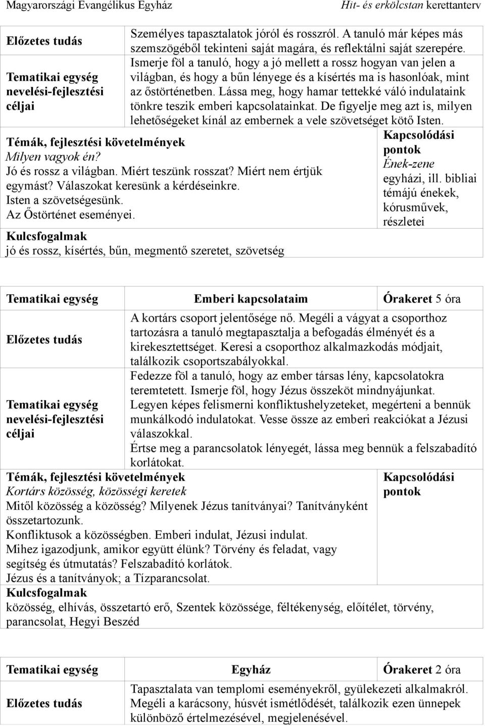 Lássa meg, hogy hamar tettekké váló indulataink tönkre teszik emberi kapcsolatainkat. De figyelje meg azt is, milyen lehetőségeket kínál az embernek a vele szövetséget kötő Isten.