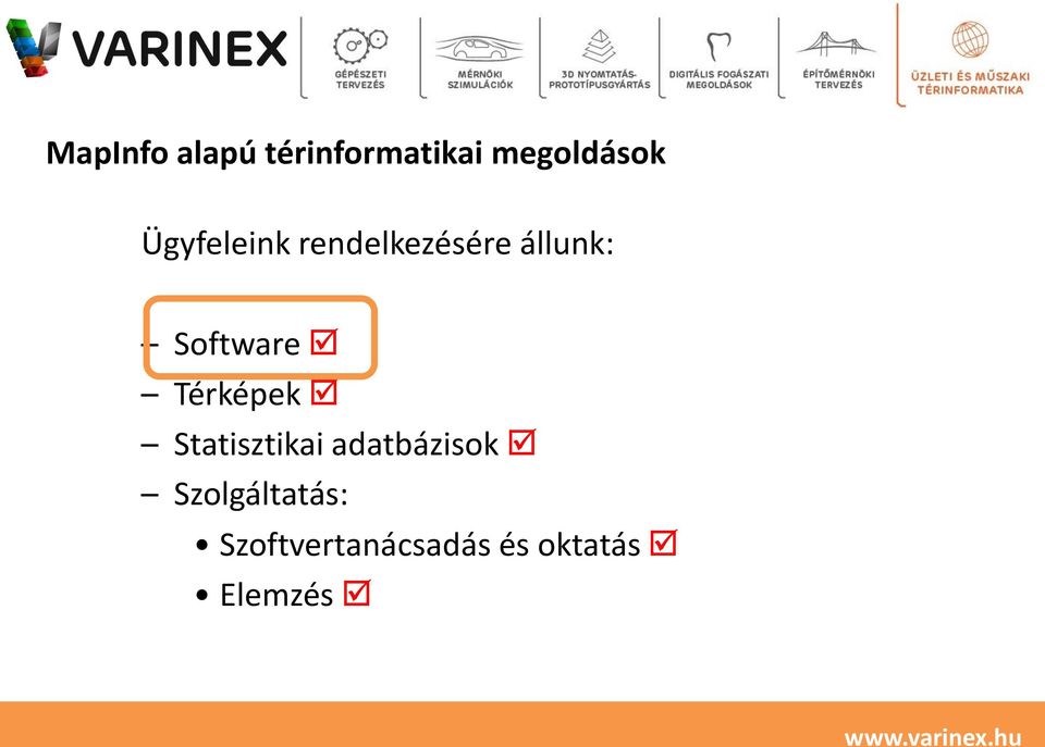 Térképek Statisztikai adatbázisok