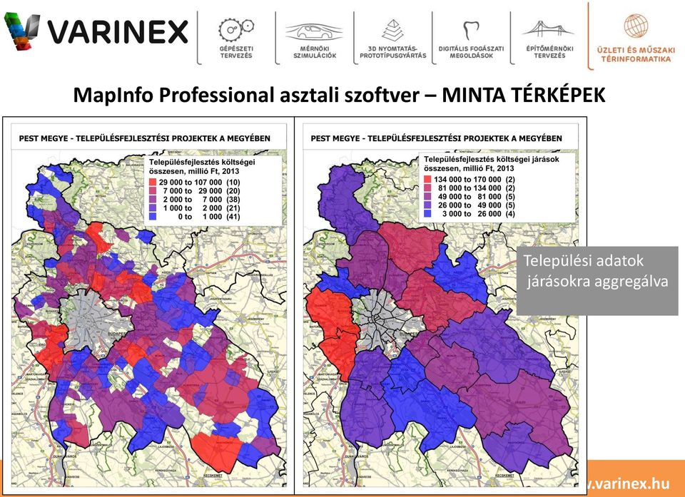 TÉRKÉPEK Települési