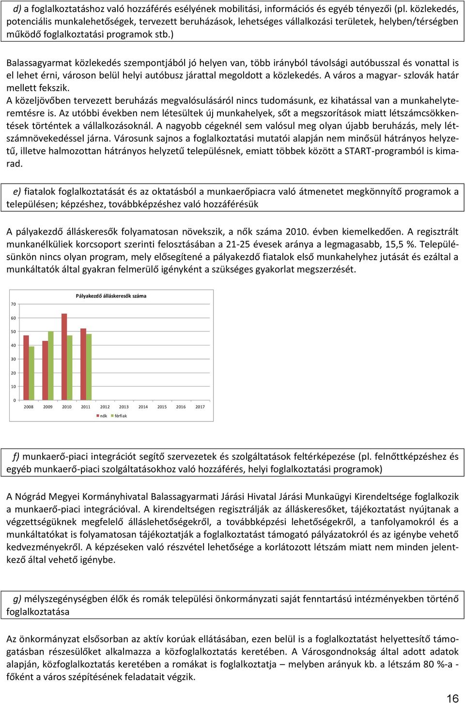 ) Balassagyarmat közlekedés szempontjából jó helyen van, több irányból távolsági autóbusszal és vonattal is el lehet érni, városon belül helyi autóbusz járattal megoldott a közlekedés.