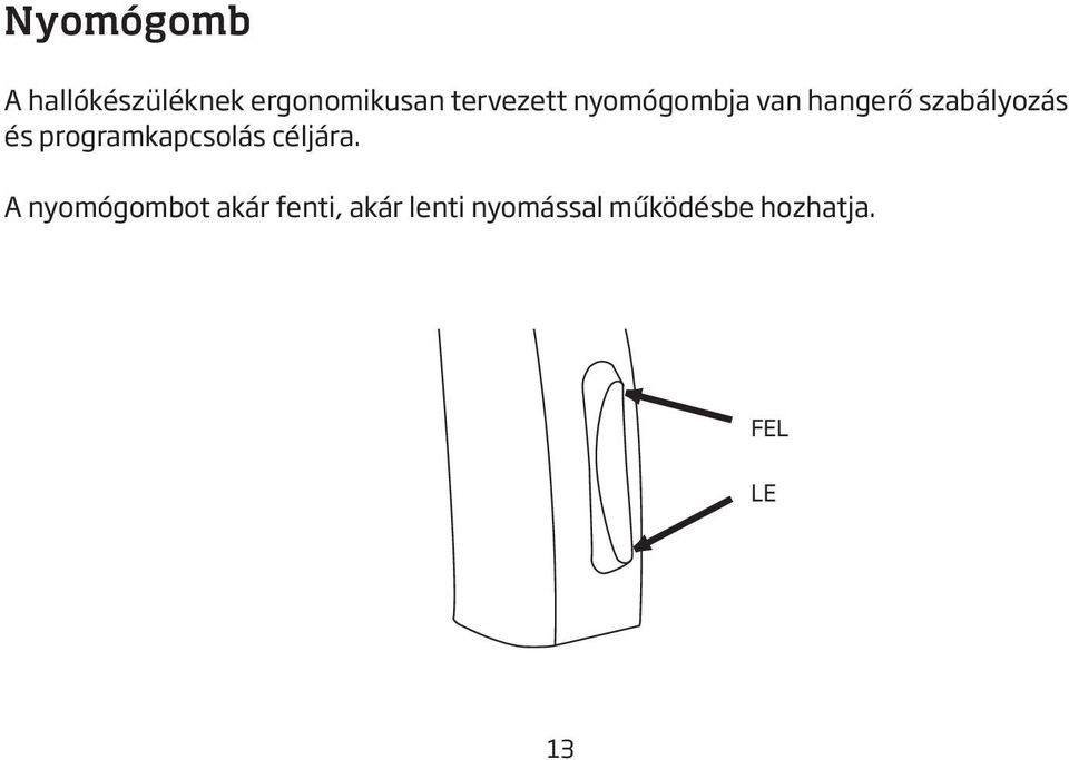 programkapcsolás céljára.