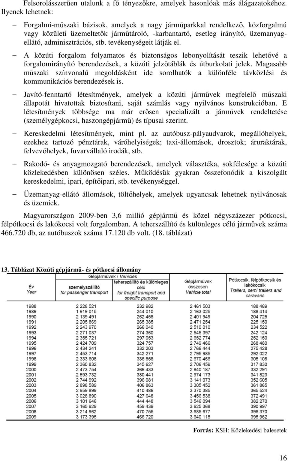 adminisztrációs, stb. tevékenységeit látják el. A közúti forgalom folyamatos és biztonságos lebonyolítását teszik lehetővé a forgalomirányító berendezések, a közúti jelzőtáblák és útburkolati jelek.