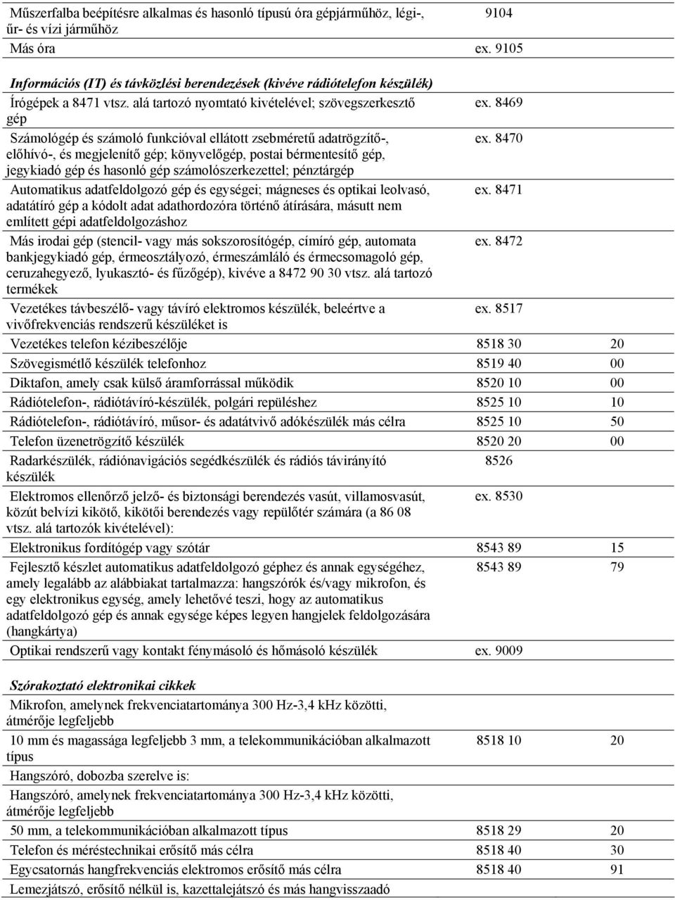 8469 gép Számológép és számoló funkcióval ellátott zsebméretű adatrögzítő-, ex.