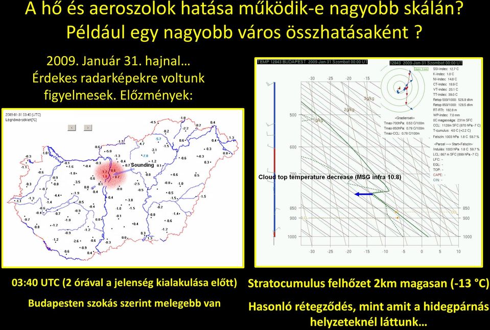 hajnal Érdekes radarképekre voltunk figyelmesek.