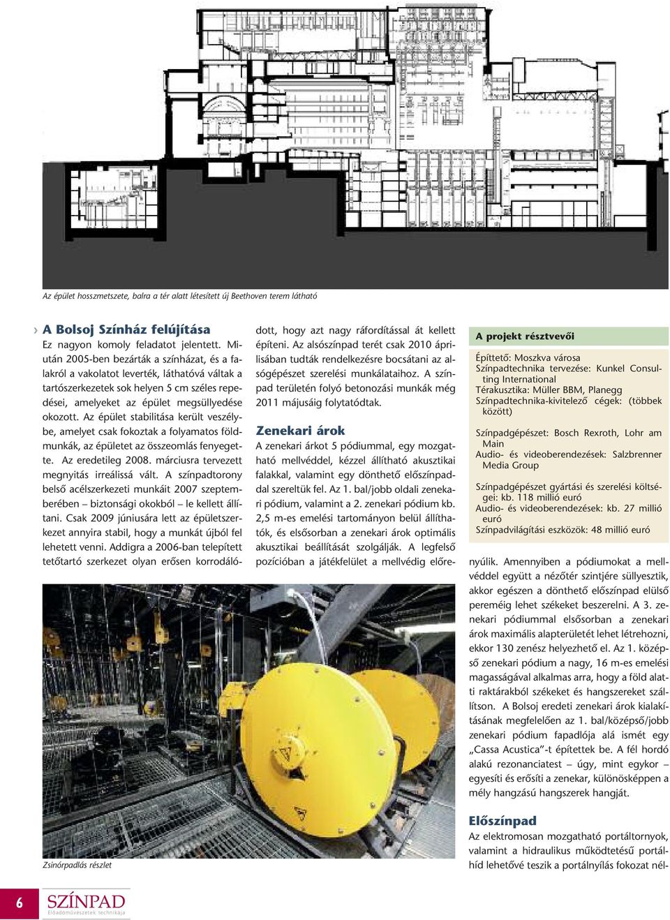 Az épület stabilitása került veszélybe, amelyet csak fokoztak a folyamatos földmunkák, az épületet az összeomlás fenyegette. Az eredetileg 2008. márciusra tervezett megnyitás irreálissá vált.