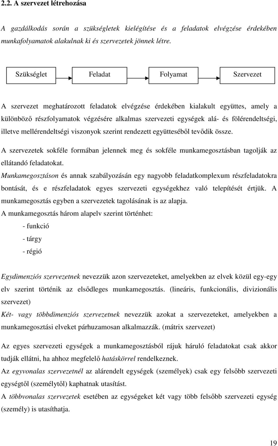 fölérendeltségi, illetve mellérendeltségi viszonyok szerint rendezett együtteséből tevődik össze.