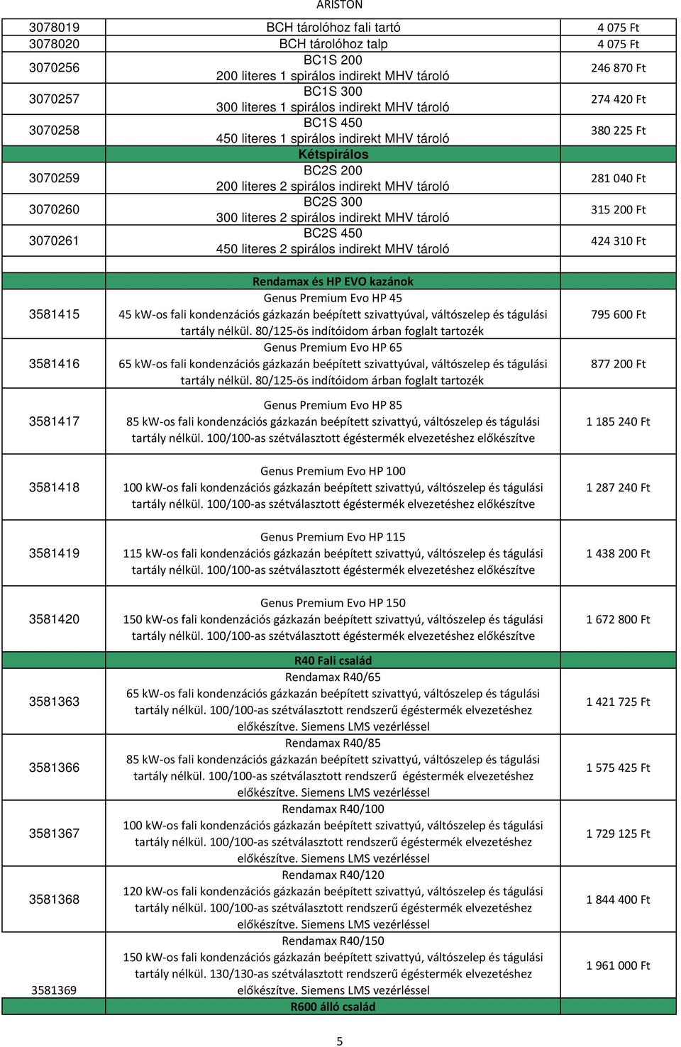 spirálos indirekt MHV tároló 315200 Ft 3070261 BC2S 450 450 literes 2 spirálos indirekt MHV tároló 424310 Ft 3581415 3581416 3581417 3581418 3581419 3581420 3581363 3581366 3581367 3581368 3581369