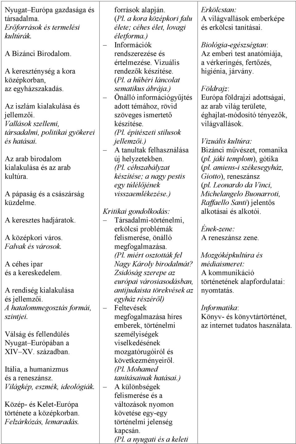 Falvak és városok. A céhes ipar és a kereskedelem. A rendiség kialakulása és jellemzői. A hatalommegosztás formái, szintjei. Válság és fellendülés Nyugat Európában a XIV XV. században.