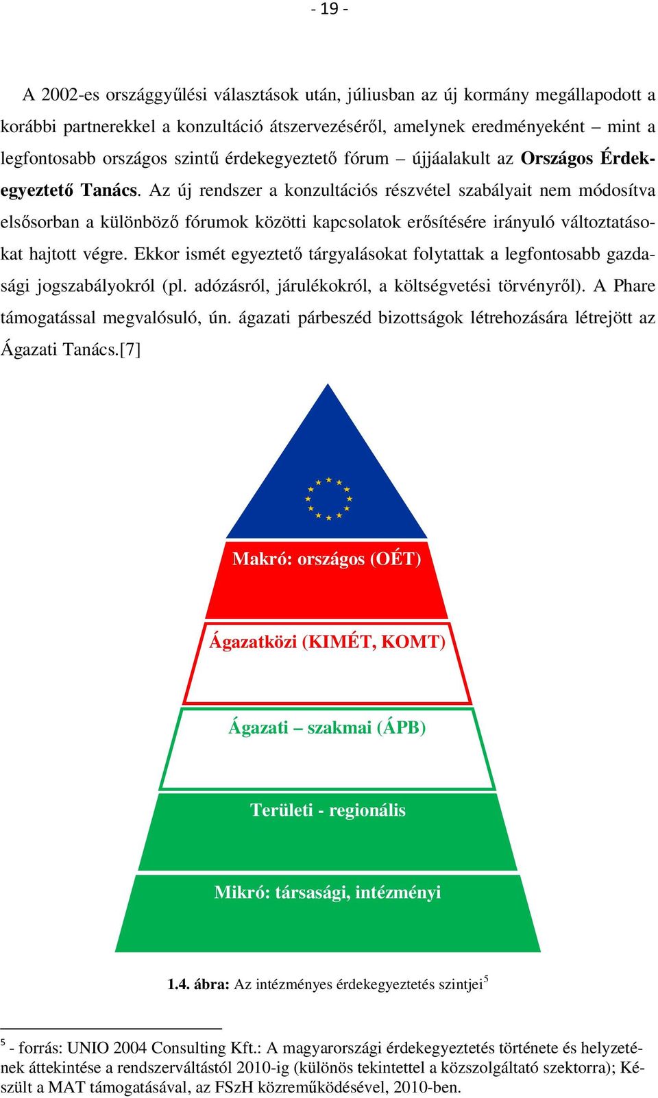 Az új rendszer a konzultációs részvétel szabályait nem módosítva elsősorban a különböző fórumok közötti kapcsolatok erősítésére irányuló változtatásokat hajtott végre.