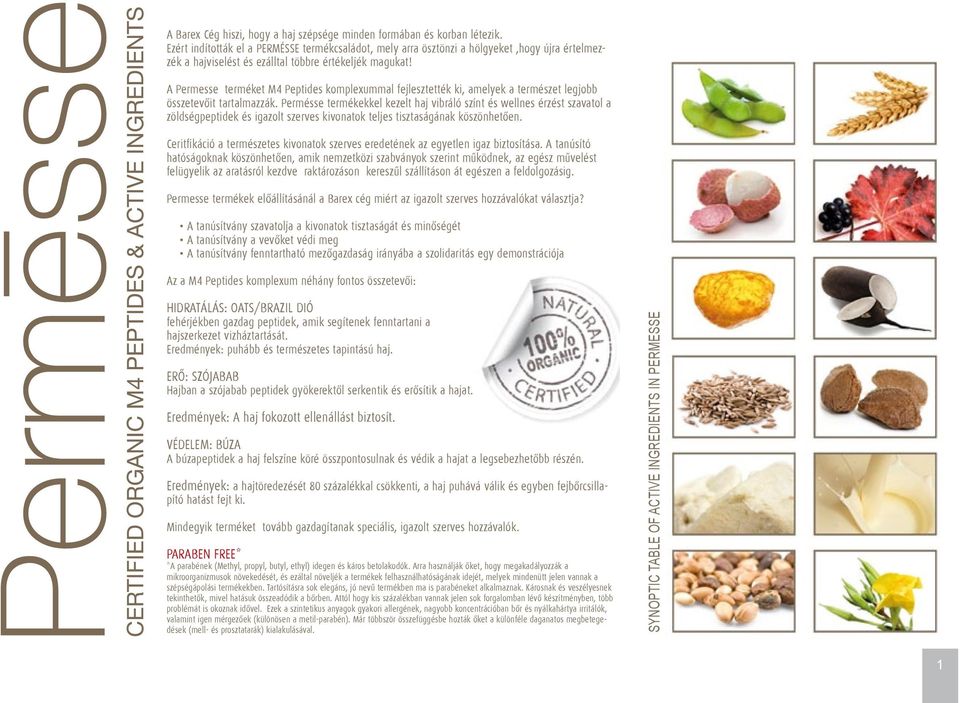 A Permesse terméket M4 Peptides komplexummal fejlesztették ki, amelyek a természet legjobb összetevőit tartalmazzák.