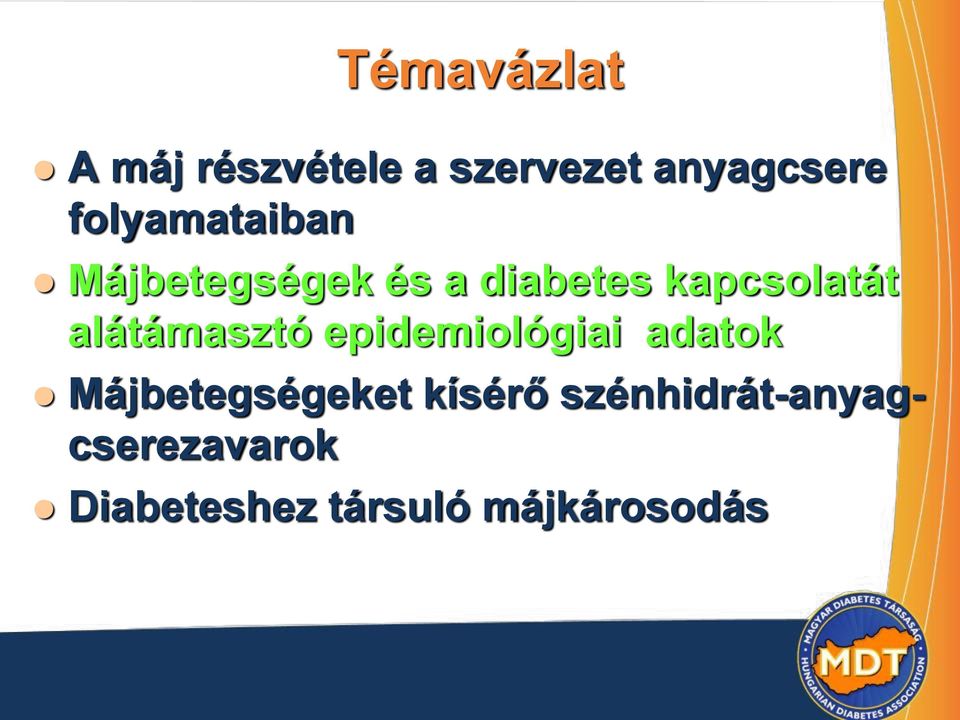 alátámasztó epidemiológiai adatok Májbetegségeket