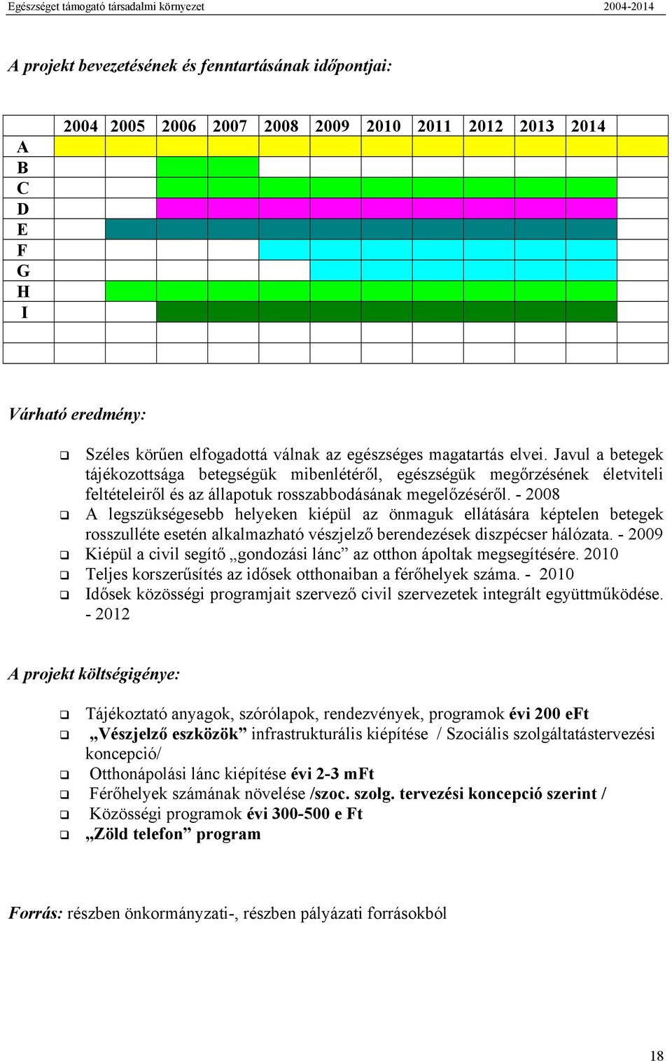 Javul a betegek tájékozottsága betegségük mibenlétéről, egészségük megőrzésének életviteli feltételeiről és az állapotuk rosszabbodásának megelőzéséről.