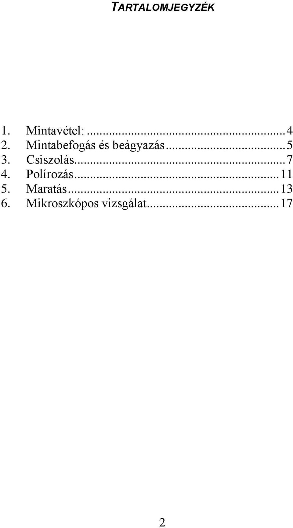 Csiszolás... 7 4. Polírozás... 11 5.