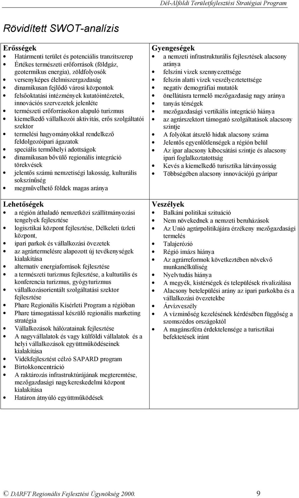 szolgáltatói szektor termelési hagyományokkal rendelkező feldolgozóipari ágazatok speciális termőhelyi adottságok dinamikusan bővülő regionális integráció törekvések jelentős számú nemzetiségi