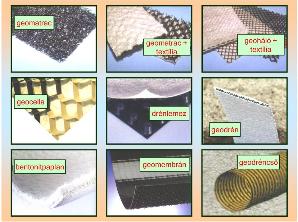 geocella drénlemez geodrén