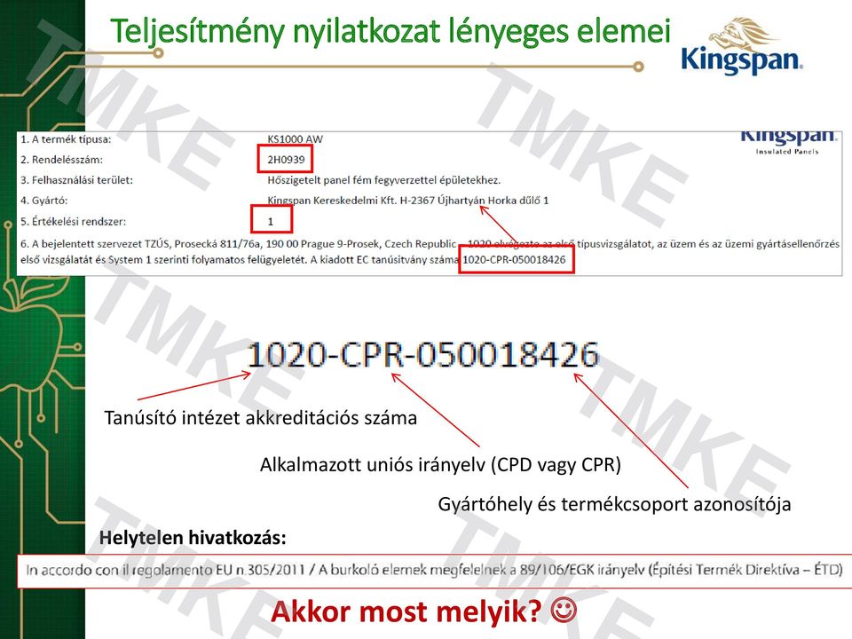 irányelv (CPD vagy CPR) Helytelen hivatkozás:
