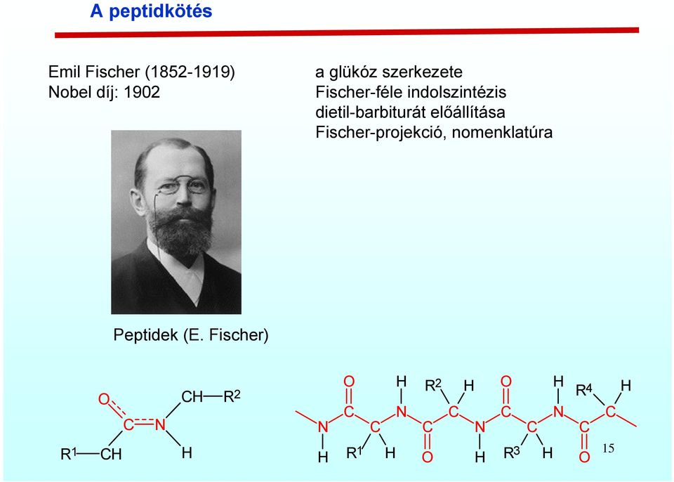 dietil-barbiturát előállítása Fischer-projekció,