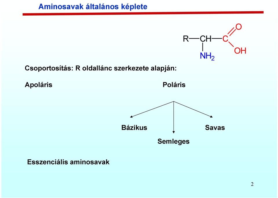 alapján: Apoláris Poláris Bázikus