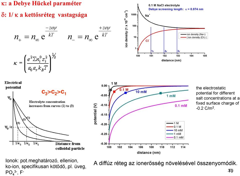 fixed surface charge of -.2 C/m 2. Ionok: pot.