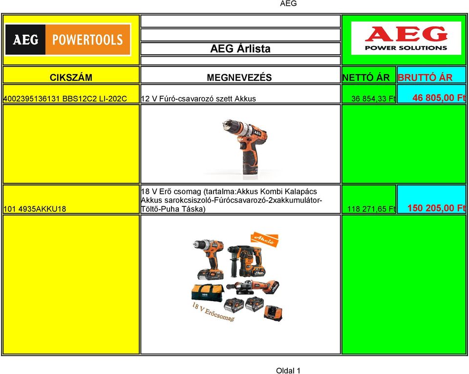 (tartalma:akkus Kombi Kalapács Akkus
