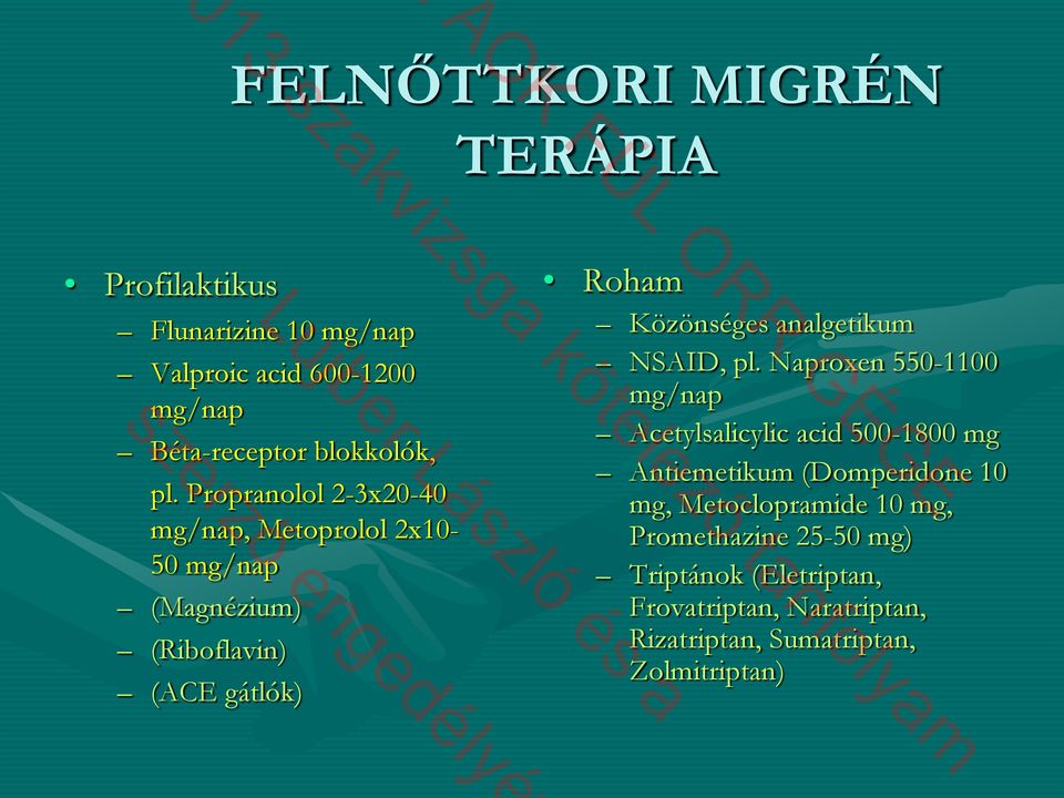 analgetikum NSAID, pl.