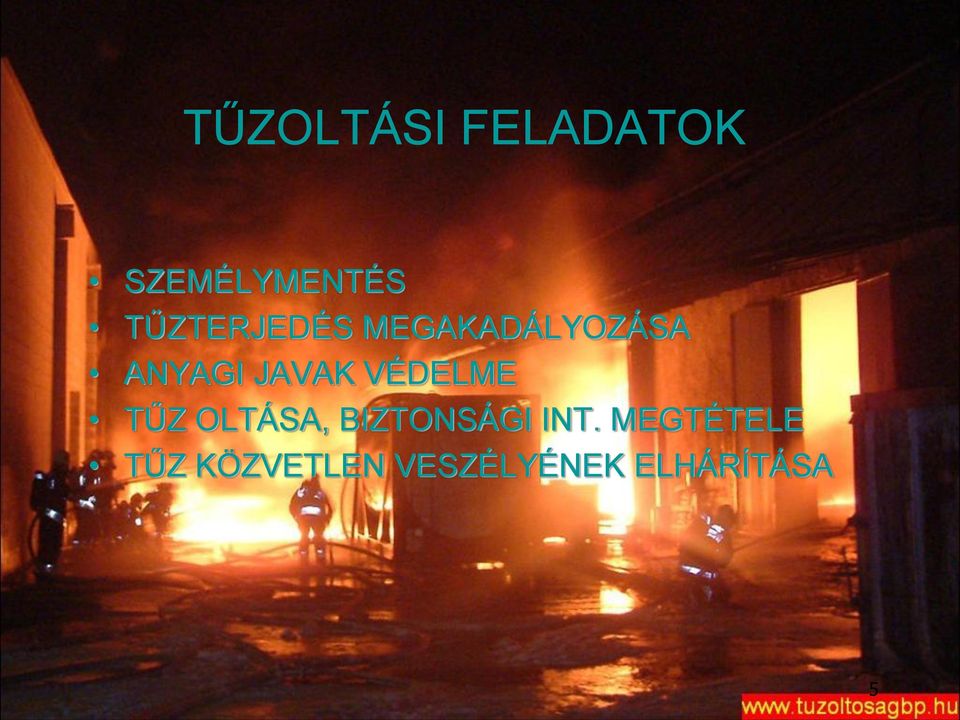 JAVAK VÉDELME TŰZ OLTÁSA, BIZTONSÁGI