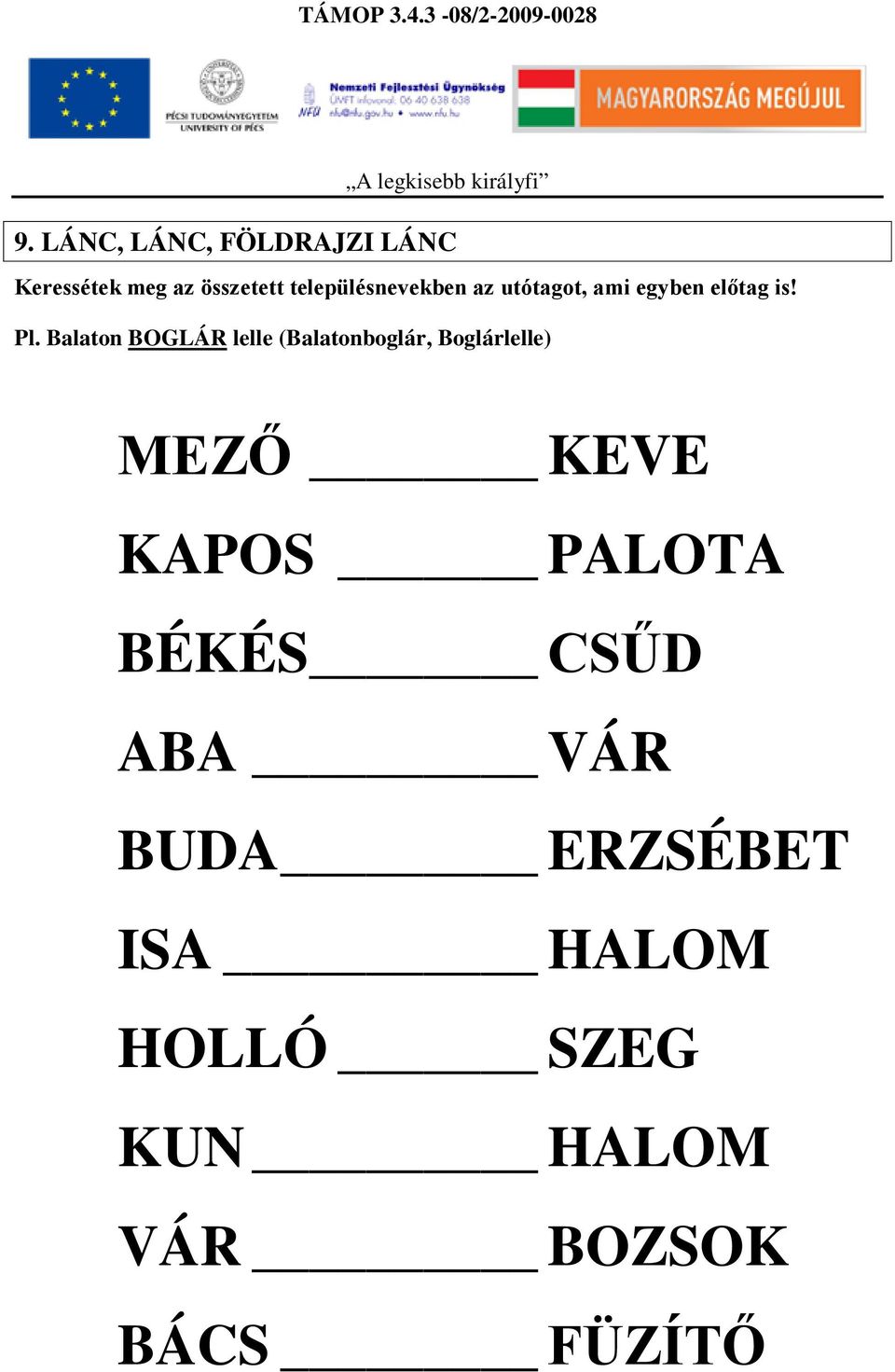 Balaton BOGLÁR lelle (Balatonboglár, Boglárlelle) MEZŐ KEVE KAPOS